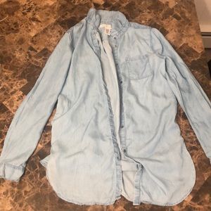 H&M Jean Cardigan/ Shirt